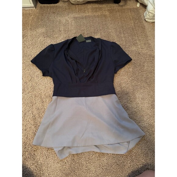 Girls from Savoy Two-Tone Tied-Back Blouse – Size M/8, Anthropologie - Picture 1 of 3